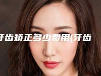 牙齿矫正多少费用(牙齿矫正要多少费用本人牙齿有点突出)