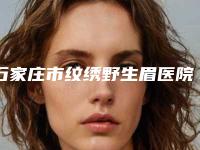 石家庄市纹绣野生眉医院在榜名单严选-石家庄比尔快速划痕修复整形实力口碑一一盘点
