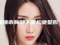 盘锦市胸部下垂松驰整形外科价格表公示-盘锦市胸部下垂松驰手术一般价格多少钱