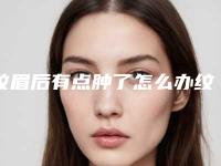 纹眉后有点肿了怎么办纹眉后会肿吗