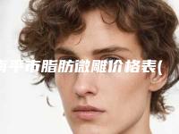 南平市脂肪微雕价格表(价目)免费曝光-南平市脂肪微雕均价为5069元