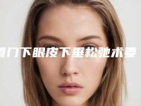 厦门下眼皮下垂松弛术要准备多少钱