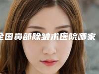 全国鼻部除皱术医院哪家好:鼻部除皱术医院前50全新介绍