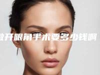 做开眼角手术要多少钱啊