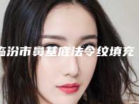 临汾市鼻基底法令纹填充医生上榜清单十强口碑好不好-杨琴整形医生从技术口碑看选谁好