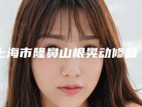 上海市隆鼻山根晃动修复价目表全新出炉,速览(隆鼻山根晃动修复均价为:2145元)