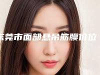 东莞市面部悬吊筋膜价位表惊喜放送-东莞市面部悬吊筋膜医院手术费用便宜吗