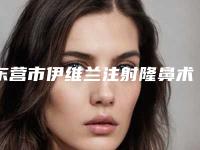 东营市伊维兰注射隆鼻术医院排行榜前十佳悉数盘点(东营轻奢盛颜医疗美容门诊部看哪个医生技术好)