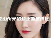 文山州牙齿矫正器整形医院TOP9口碑入选