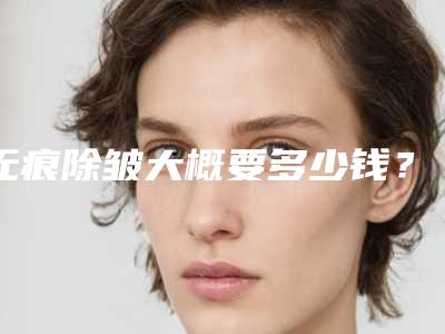 无痕除皱大概要多少钱?