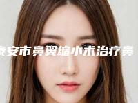 泰安市鼻翼缩小术治疗鼻头肥大价位表对比参考一览-泰安中心医院美容整形科整形价格如何