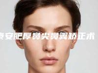 泰安肥厚鼻尖鼻翼矫正术价格受哪几方面因素的影响