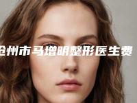 沧州市马增明整形医生费用表明细项目一览表