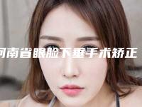 河南省眼脸下垂手术矫正价格(价目)发布(近6个月均价为:10574元)