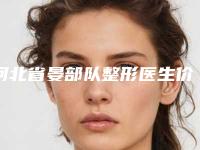 河北省晏部队整形医生价格收费表全新