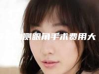 安阳内侧眼角手术费用大概多少钱