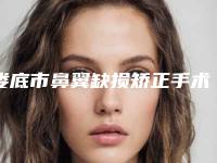 娄底市鼻翼缺损矫正手术收费明细大全内部爆出-近8个月均价为33616元