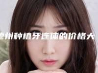 德州种植牙连体的价格大致在什么范围