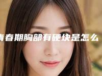 青春期胸部有硬块是怎么回事,17岁乳房有圆圆会动的硬块