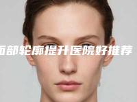 面部轮廓提升医院好推荐:面部轮廓提升医院前30佳技术一绝