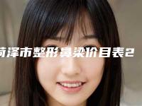 菏泽市整形鼻梁价目表2025全新来袭速览-菏泽市整形鼻梁费用多不多