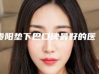 贵阳垫下巴口碑最好的医院是哪个?(成都垫下巴最好的医生)