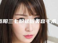资阳三七粉祛斑美容手术的治疗价格是多少
