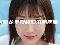 黔南龙里腰腹部溶脂医院有哪些