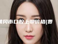 黄冈市口腔上鄂价格(费用)清单在线免费咨询-黄冈市口腔上鄂价格