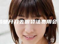 鹤壁开刀去眼袋法费用会是多少呢